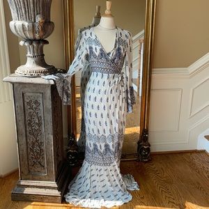 This beautiful cotton wrap dress ✨🦋💙